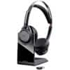 Plantronics Voyager Focus UC B825-M Wireless Stereo Headset Over-the-head with Noise Cancellation Bluetooth with Microphone Black