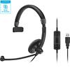 SENNHEISER SC 40 USB MS Wired Headset Noise Cancelling Black