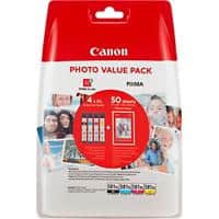 Canon CLI-581XL Original Ink Cartridge Black, Cyan, Magenta, Yellow Pack of 4 Multipack