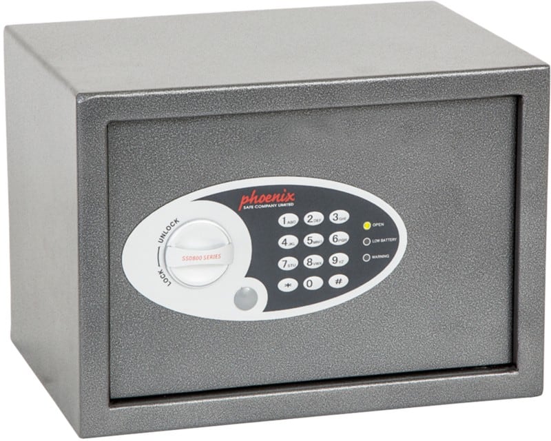 Phoenix Dione Hotel Security Safe Electronic lock 16 L SS0301E Grey