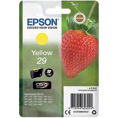 Epson 29 Original Ink Cartridge C13T29844012 Yellow
