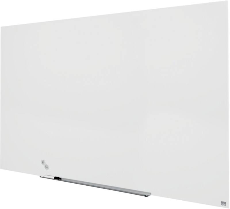 Nobo impression pro wall mountable magnetic glassboard 190 x 100 cm brilliant white