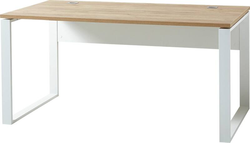 GERMANIA GW-Lioni Office Desk Rectangular Oak 4 Feet 1,200 (W) x 1,170 (D) x 750 (H) mm Melamine