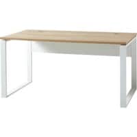 GERMANIA GW-Lioni Office Desk Rectangular Oak 4 Feet 1,200 (W) x 1,170 (D) x 750 (H) mm Melamine