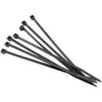 Seco Cable Ties Black 100 x 2.5 mm Pack of 100