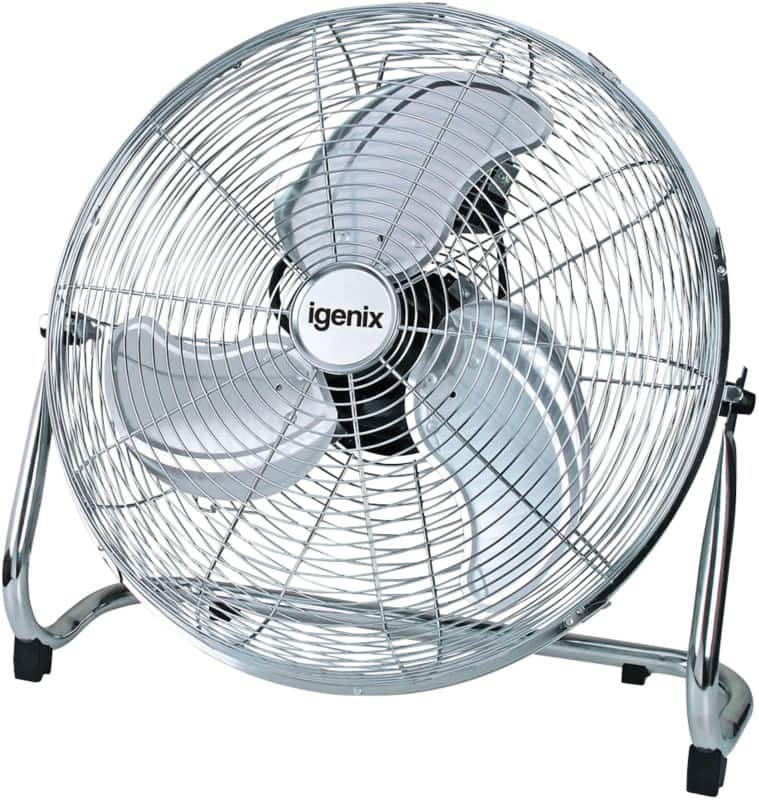 igenix Fan DF1800 120 W Stainless Steel 18 inch Silver 1 Speed Settings 54 x 19.5 x 54 cm