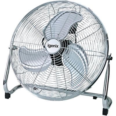 igenix Fan DF1800 120 W Stainless Steel 18 inch Silver 1 Speed Settings 54 x 19.5 x 54 cm