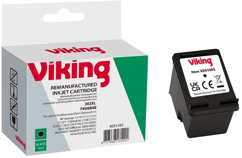 HP 302 XL Ink Cartridge - 2 pcs Compatible - value pack 40 ml