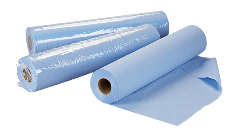 essentials Hygiene Roll Rolled Blue 2 Ply 40 m H2B540DS 9 Rolls of 108 Sheets