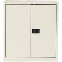 Bisley Regular Door Cupboard Lockable with 1 Shelf Steel E402A01ab9 914 x 400 x 1000mm Chalk