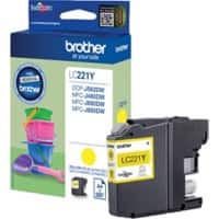 Brother LC221Y Original Ink Cartridge Yellow