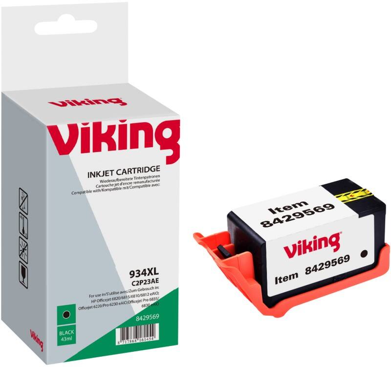 Viking 934XL Compatible HP Ink Cartridge C2P23AE Black