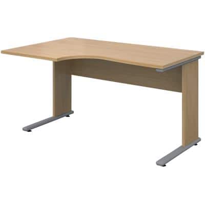 Left Hand Corner Desk Urban Oak 1,380 x 680 x 725 mm