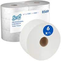 Scott Control Centrefeed Toilet Tissue 8569 2 Ply 6 Rolls of 1280 Sheets