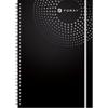 Foray Notebook Executive A5 Ruled Spiral Bound Cardboard Hardback Black Perforated 200 Pages 100 Sheets