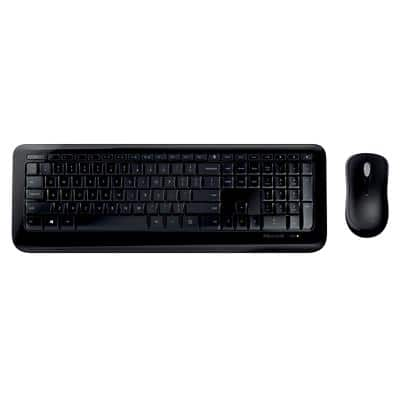 Microsoft Wireless Keyboard and Mouse 850 QWERTY GB Black