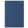 Viking Notebook A4 Ruled Spiral Bound Cardboard Hardback Blue Perforated 160 Pages 80 Sheets