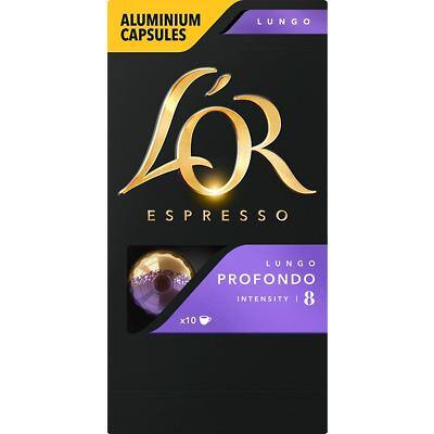 L'OR Espresso Lungo Profondo Coffee Capsules Pack of 10