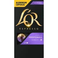 L'OR Espresso Lungo Profondo Coffee Capsules Pack of 10
