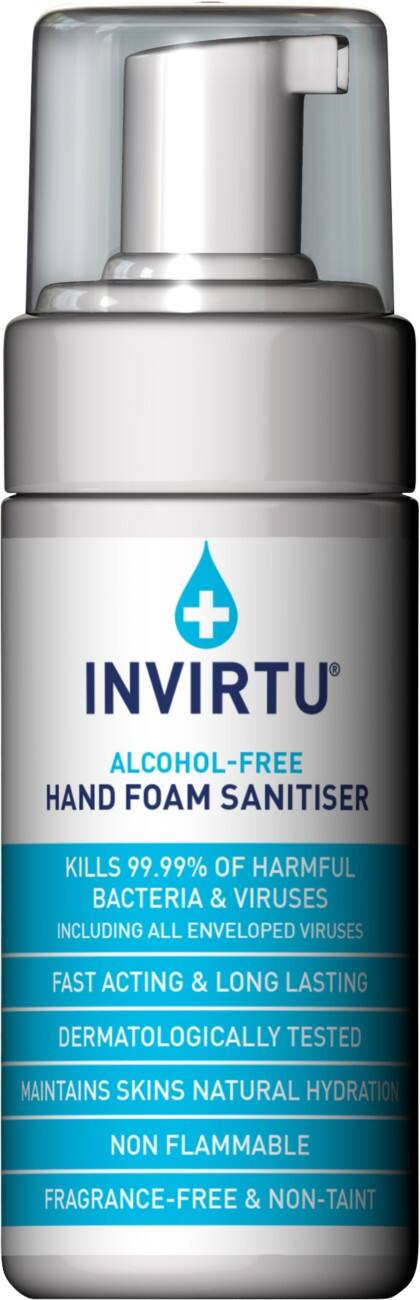 INVIRTU Hand Foam Sanitizer Alcohol Free 50ml