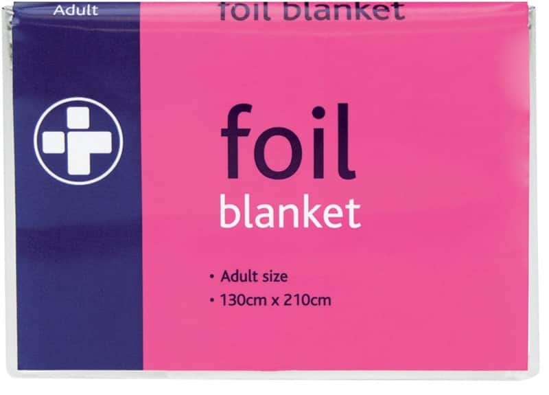 Reliance Medical Foil Blanket 760 210 x 130 cm Pack of 10