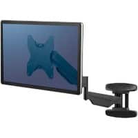 Fellowes Single Arm Wall Mount Height Adjustable Up to 42 inch Black