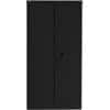 Bisley Regular Door Cupboard Lockable with 3 Shelves Steel E722A03av1 914 x 400 x 1806mm Black