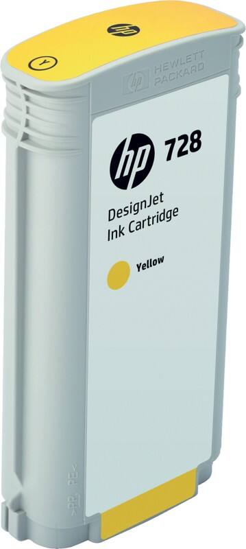 HP 728 Original Ink Cartridge F9J65A Yellow