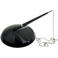 0.5mm Tip Refill Reception Pen On A Chain With Sticky Base For Bank Desk Shop