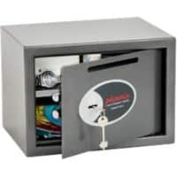 Phoenix Vela Home Deposit Safe Size 2 with Key Lock 17L SS0802KD  250 x 350 x 250mm Metallic Graphite