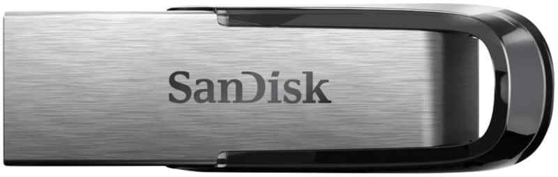 SanDisk Ultra Flair Flash Drive 128 GB USB 3.0 Black, Silver