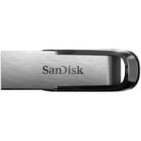 SanDisk Ultra Flair Flash Drive 128 GB USB 3.0 Black, Silver