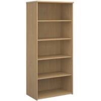 Dams International Bookcase with 4 Shelves Melamine Universal 800 x 470 x 1790mm Oak