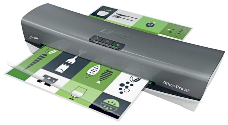 Leitz iLAM Office Pro DIN A3 Laminator UK 800mm/min. 1 min.warm up time up to 350 microns (2x175)