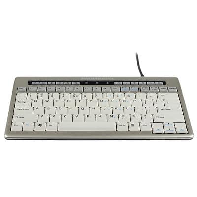 BakkerElkhuizen Compact Ergonomic Mini Keyboard S-board 840 Grey