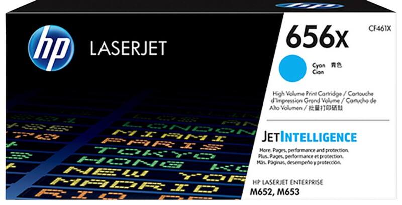 HP 656X Original Toner Cartridge CF461X Cyan