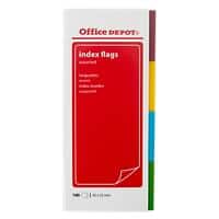 Office Depot Index Flags Repositionable 25 x 45 mm Assorted 40 x 4 Pack