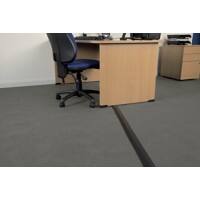 D-Line Floor Cable Cover Linkable Black 8.3 x 1.4 cm