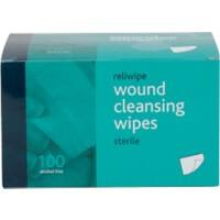 Sterile Wound Cleansing Wipes 745 Pack of 100