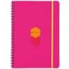 Foray Generation Notebook Pink, Orange Ruled A5