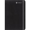 Foray Executive A5 Casebound Black Soft PU Cover Notebook Ruled 200 Pages