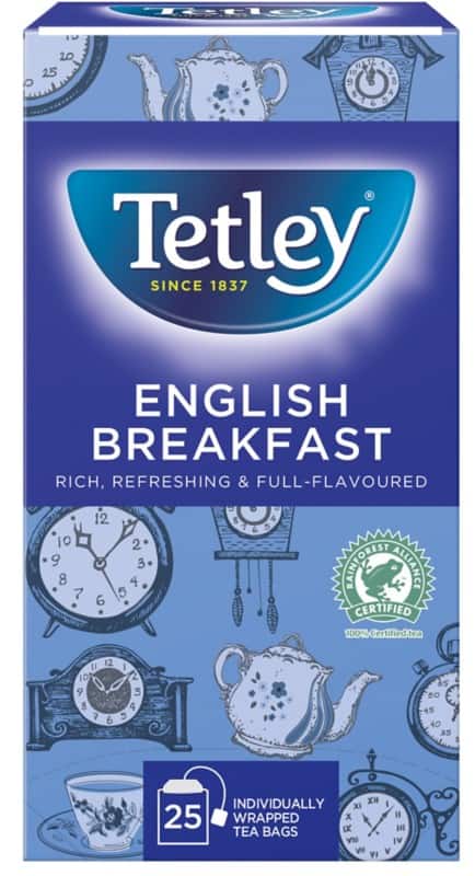Tetley English Breakfast Tea Bags Pack of 25