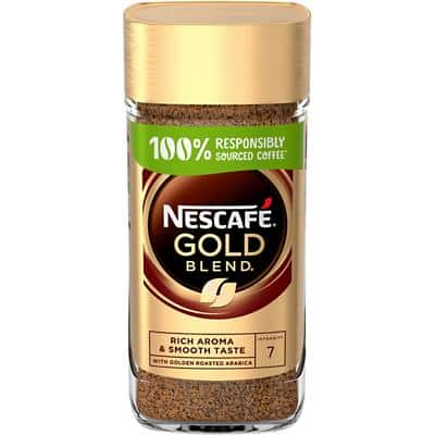 Nescafé Gold Blend Rich & Smooth Caffeinated Instant Coffee Jar 200 g