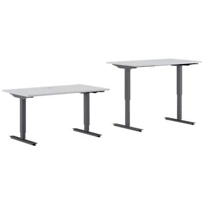 EFG Sit Stand Desk BRO12MV62 White 1,200 mm  x  800 mm