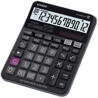 Casio Desktop Calculator 12 Digit Display Black Battery, Solar DJ-120D Plus