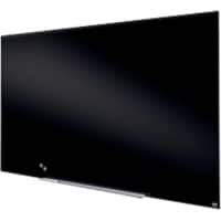 Nobo Impression Pro Glassboard Magnetic Single Sided 188 (W) x 106 (H) cm Black