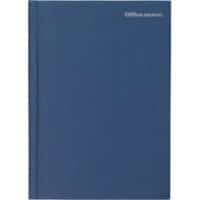Office Depot A6 Casebound Navy Blue Hardback Notebook Ruled 160 Pages