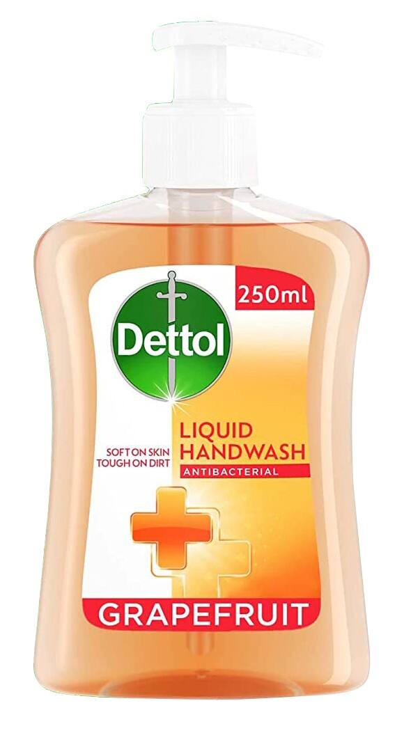 Dettol Liquid Hand Soap Grapefruit Antibacterial 250ml