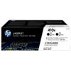 HP 410X Original Toner Cartridge CF410XD Black Pack of 2 Duopack