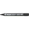 Pilot 100 Permanent Marker Fine Bullet 1 mm Black Non Refillable Pack of 12